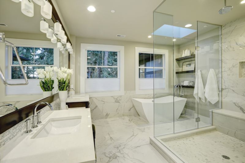 Walk-In Shower with Frameless Glass